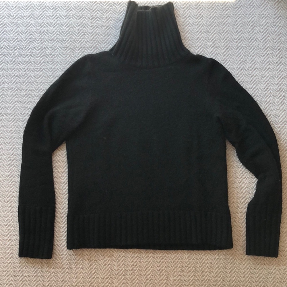 JCrew black cashmere sweater, great condition